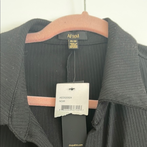 NWT Black Button-Up Dress - Picture 2 of 6